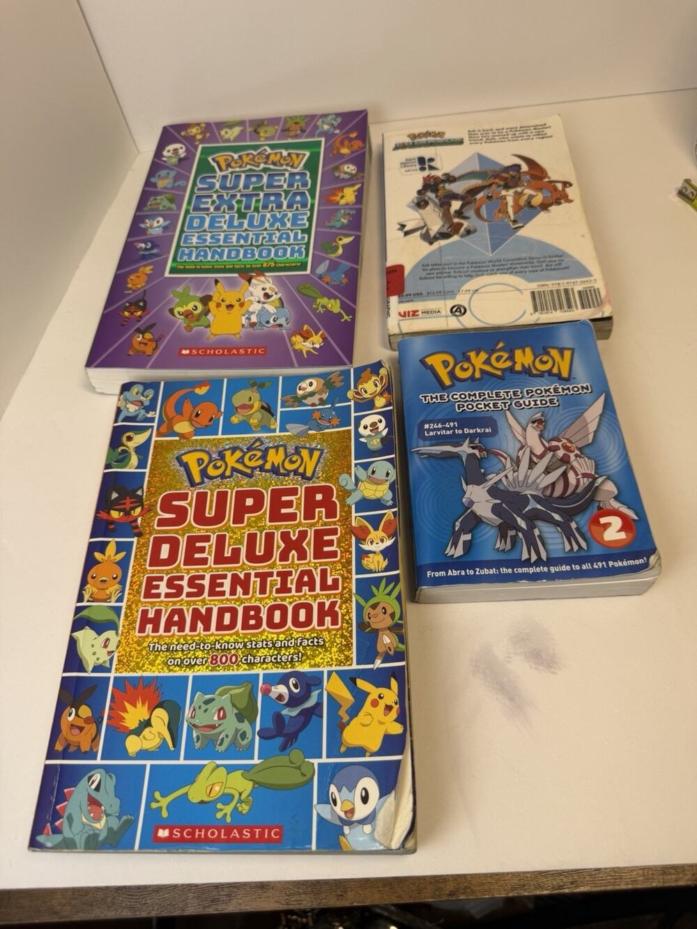 Pokemon Book Lot Super Deluxe Essential Handbooks Pocket Guide Journeys Vol 2